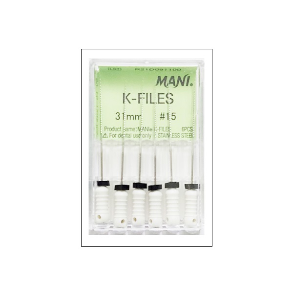 Mani K Files 31mm #10 Dental Endo